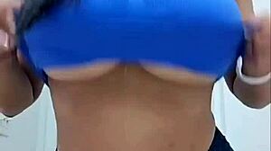 big natural tits tempt homemade latina amateur lovers softly