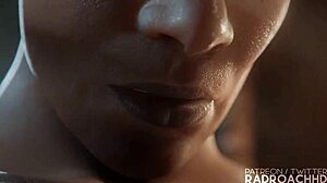 lara's guts rocked hard by futanari pounding 🔥