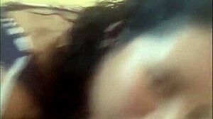 Colombian slut Deissyeraldine sucks cock swallows cum facial