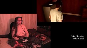 Naked Big-Tit BBW Brunette Plays Quarry Game Part 3