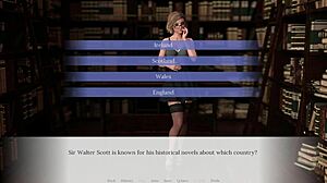 hey let's play with bookworm emma's big tits pussy and creampie in the library 😜