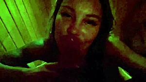 hey monika fox, sucking that pierced cock in the steamy sauna feels so good 😏