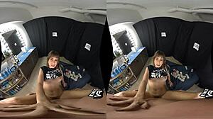 Pamela Morrison rocks hard cock ride in WankzVR POV cowgirl action 🔥💦