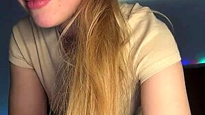 Young Blonde Amateur Fists Wet Pussy Hard. Homemade Webcam Orgasm