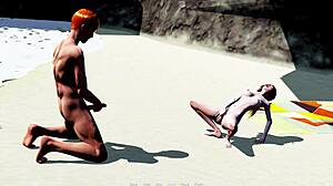 arizona unbridled redhead anal masturbation tease