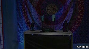 Lesbian milfs fist gaping asses in extreme bdsm group fisting orgy!