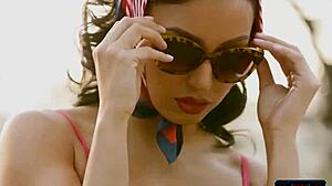 i strip my petite asian lingerie off for softcore tease with natural small tits