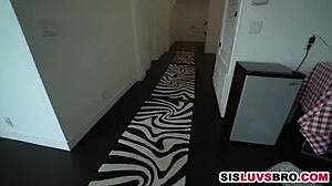 Skinny petite teen stepsis deepthroats spying stepbro small tits taboo