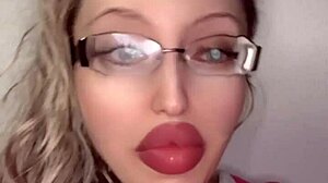 hey russian glasses babe in full fetish storyline movie