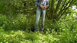 hey sexy fat milf, drop those panties and piss outside...