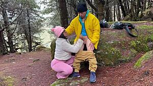 Busty Stepmom Sucks Stepsons Huge Cock Pussy Field Fuck