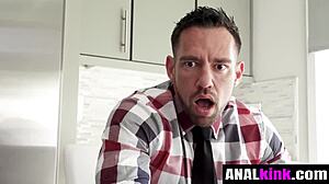 milf bends over as thick cock stuffs her tight asshole full doggystyle