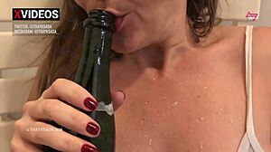 damn this hot wife soaking her blouse all wet and naughty 😏💦 who's jealous??