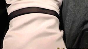 Babe takes interracial anal creampie threesome 😈💦