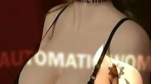 busty nicole in pantyhose aims to slash like zorro