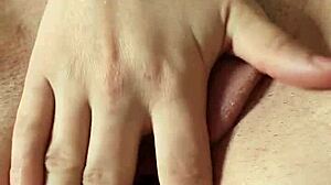 Fucking my tight ass with huge wet dildos till gaping