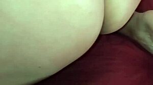 Hot babe spanked while masturbating