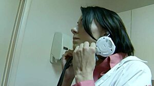 Blue eyed nurse milf seduces patient for bbc doggy fuck