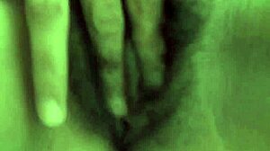 blow this lovely asian teen's mind with cock before she fingers her hairy beaver