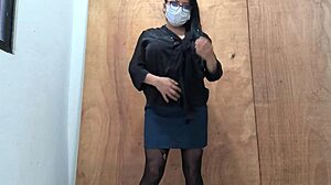 sexiest office exec flashes her slutty side for everyone to see while fucking