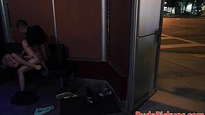 hey, check this alt teen getting hardfucked doggystyle outdoors!