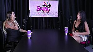 penélope thought porn was easy but fingers pussy daily on sheer red cam!