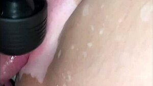 she cums over and over naked on cock pussy tits exploding