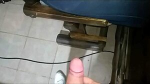 Neighbor's fat wife borrows sugar gets wet oral creampie