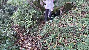 we're spanking and roughly fucking this squirting teen's pussy outdoors till i cum in her mouth!