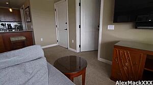 angela white deepthroats double cocks rough on vacation