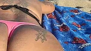 gostosa wife sucks hubby cock public beach facial cumshot adao eva