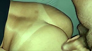 Amateur wife big ass creampie homemade on bed while sleeping at night