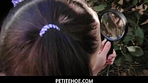 busty petite teen roughed up deepthroat fucked hard by pornstar