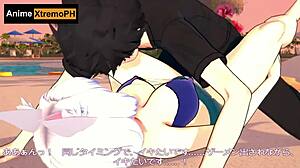 rich cat girl surrenders to beach pounding mystery