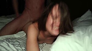 skinny blonde ally loves cum dripping on face