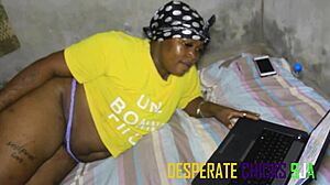 Amateur Ghetto BBW Squirts Creampie Bent Over Big Black Cock