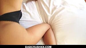 latina teen stepdaughter craves stepdad's touch for her first orgasm