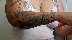 Pregnant Mature Shows Off Her Massive Young Ass