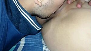 me follo a mi hijastra caliente de la escuela en doggystyle missionary