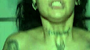 Blue-Eyed Brunette Wife Fucked Relentlessly in Hotel with Tight Pussy Close-Up