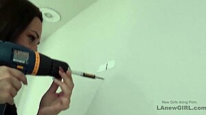 Brunette Cutie Cums On Cock Deepthroat Fingering Orgasm Casting Interview