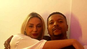 teen slips into lingerie for a sneaky tease