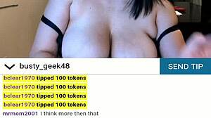 Busty Geek Chaturbate Webcam Tits Flash