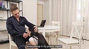 because of my debts he fucks me rough 4k homemade neighbor domination