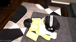 Quick room fuck doggystyle blowjob missionary bang!