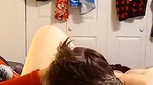 jerry licks whip cream off milf tits to orgasm