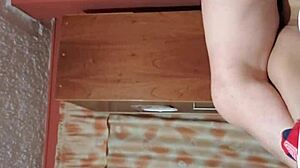 guy rams anal into horny neighbors big shaved ass while husband away