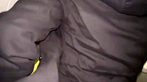 Busted! Wife Keeps Taking Anal in Public Restroom After Getting Caught