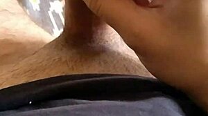 horny indian jerks massive cumshot in slowmo flashing jizz everywhere