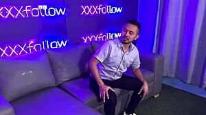 i'm so horny watching my pregnant latina milf face fucked in threesome